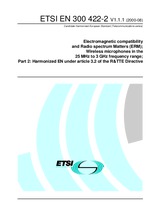 Standard ETSI EN 300422-2-V1.1.1 2.8.2000 preview