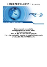 Standard ETSI EN 300422-2-V1.3.1 11.8.2011 preview