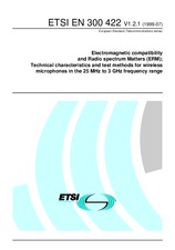 Standard ETSI EN 300422-V1.2.1 16.7.1999 preview