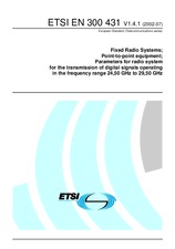 Standard ETSI EN 300431-V1.4.1 17.7.2002 preview