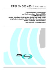 Standard ETSI EN 300433-1-V1.1.3 15.12.2000 preview