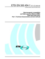 Standard ETSI EN 300454-1-V1.1.2 2.8.2000 preview