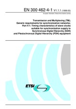 Standard ETSI EN 300462-4-1-V1.1.1 31.5.1998 preview