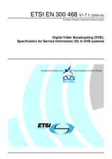 Standard ETSI EN 300468-V1.7.1 22.5.2006 preview