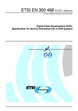 Standard ETSI EN 300468-V1.9.1 13.3.2009 preview