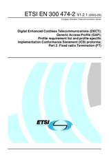 Standard ETSI EN 300474-2-V1.2.1 9.9.2003 preview