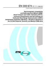 Standard ETSI EN 300674-V1.1.1 16.2.1999 preview