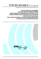 Standard ETSI EN 300698-3-V1.1.1 11.5.2001 preview