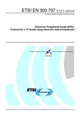 Standard ETSI EN 300707-V1.2.1 16.4.2003 preview