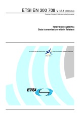 Standard ETSI EN 300708-V1.2.1 16.4.2003 preview