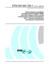 Standard ETSI EN 300720-1-V1.2.1 3.8.2000 preview