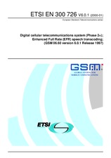 Standard ETSI EN 300726-V6.0.1 12.1.2000 preview