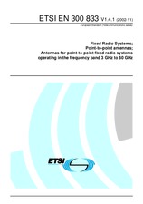 Standard ETSI EN 300833-V1.4.1 13.11.2002 preview