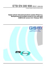 Standard ETSI EN 300908-V6.8.1 29.9.2000 preview