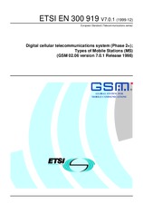 Standard ETSI EN 300919-V7.0.1 29.12.1999 preview