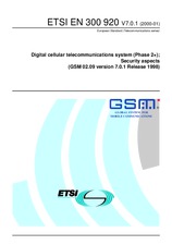 Standard ETSI EN 300920-V7.0.1 12.1.2000 preview