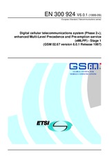 Standard ETSI EN 300924-V6.0.1 1.9.1999 preview