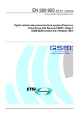 Standard ETSI EN 300925-V6.0.1 1.9.1999 preview