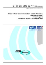 Standard ETSI EN 300937-V7.0.1 12.1.2000 preview