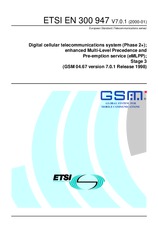 Standard ETSI EN 300947-V7.0.1 12.1.2000 preview