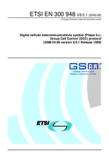 Standard ETSI EN 300948-V8.0.1 29.8.2000 preview
