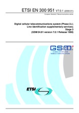 Standard ETSI EN 300951-V7.0.1 12.1.2000 preview