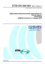 Standard ETSI EN 300961-V6.1.1 30.11.2000 preview