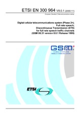 Standard ETSI EN 300964-V8.0.1 15.11.2000 preview