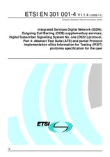 Standard ETSI EN 301001-4-V1.1.4 25.11.1999 preview
