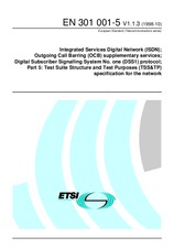 Standard ETSI EN 301001-5-V1.1.3 15.10.1998 preview