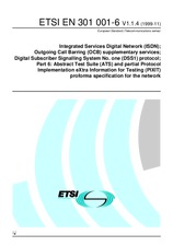 Standard ETSI EN 301001-6-V1.1.4 25.11.1999 preview