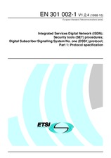 Standard ETSI EN 301002-1-V1.2.4 30.10.1998 preview