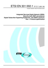 Standard ETSI EN 301002-1-V1.3.1 19.6.2001 preview