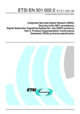 Standard ETSI EN 301002-2-V1.3.1 19.6.2001 preview
