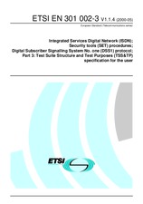 Standard ETSI EN 301002-3-V1.1.4 29.5.2000 preview