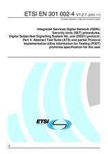 Standard ETSI EN 301002-4-V1.2.1 20.11.2001 preview