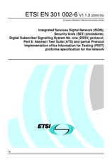 Standard ETSI EN 301002-6-V1.1.3 29.5.2000 preview