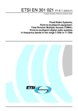 Standard ETSI EN 301021-V1.6.1 10.7.2003 preview