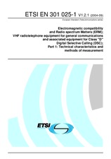 Standard ETSI EN 301025-1-V1.2.1 14.9.2004 preview