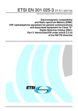 Standard ETSI EN 301025-3-V1.3.1 19.2.2007 preview