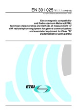 Standard ETSI EN 301025-V1.1.1 31.8.1998 preview