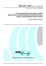 Standard ETSI EN 301047-V1.1.1 15.9.1997 preview