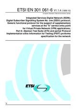Standard ETSI EN 301061-6-V1.1.4 8.10.1999 preview