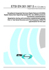 Standard ETSI EN 301067-3-V1.1.3 3.11.1999 preview