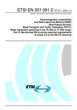 Standard ETSI EN 301091-2-V1.2.1 9.11.2004 preview
