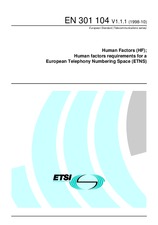 Standard ETSI EN 301104-V1.1.1 30.10.1998 preview