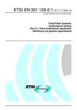 Standard ETSI EN 301126-2-1-V1.1.1 15.12.2000 preview