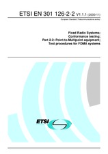 Standard ETSI EN 301126-2-2-V1.1.1 27.11.2000 preview