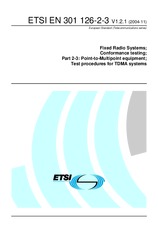 Standard ETSI EN 301126-2-3-V1.2.1 16.11.2004 preview