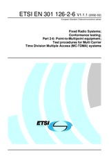 Standard ETSI EN 301126-2-6-V1.1.1 5.2.2002 preview